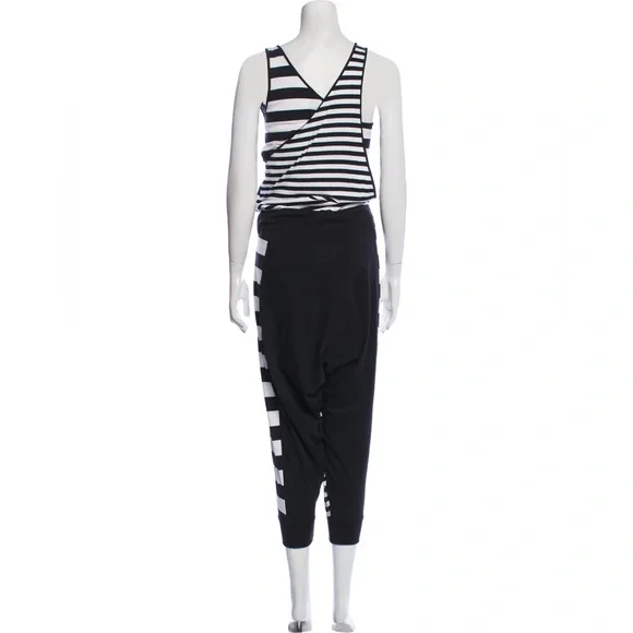 Y-3 Pants Jumpsuits Y3 X Adidas Striped Scoop Neck Jumpsuit